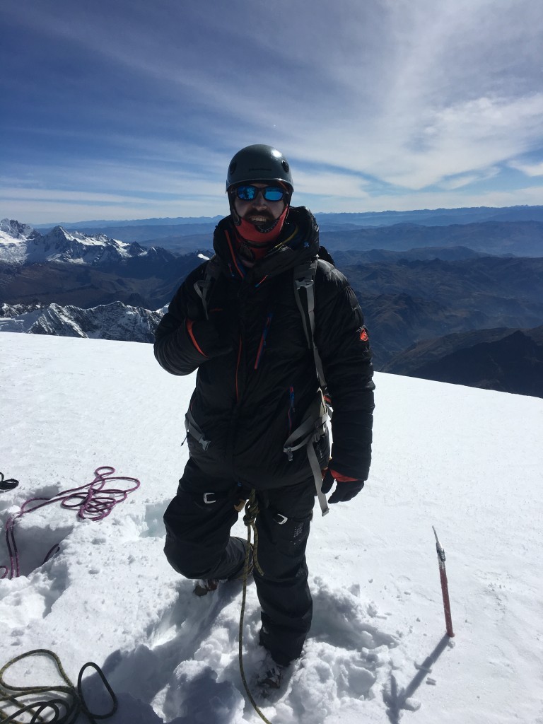 Big hats off to Duris who climbed Mt. Chipocalcui this weekend (20,846ft). He was the first climber of the season to reach the summit and the only one of his group to successfully make the trip!