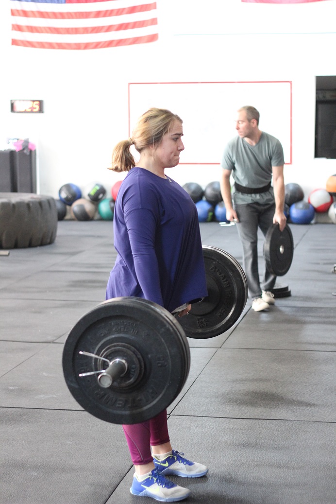 Emma locking out a 200# deadlift for the first time!