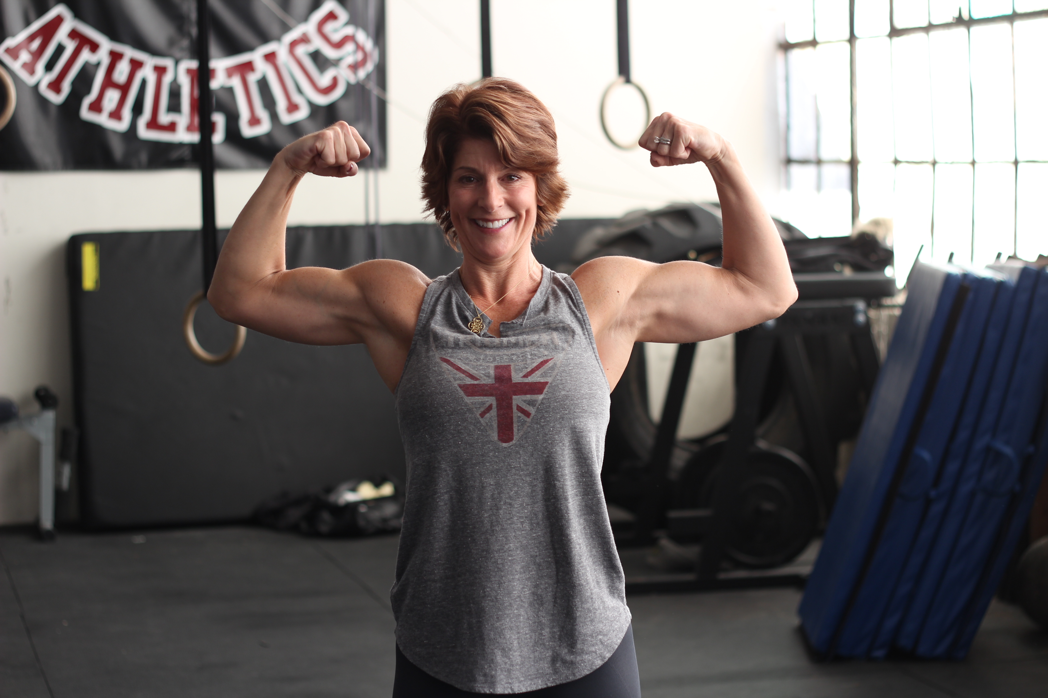 Jess all jacked after bench day!