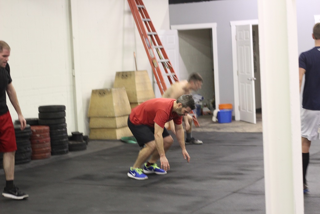 Mike C ripping off some burpees!