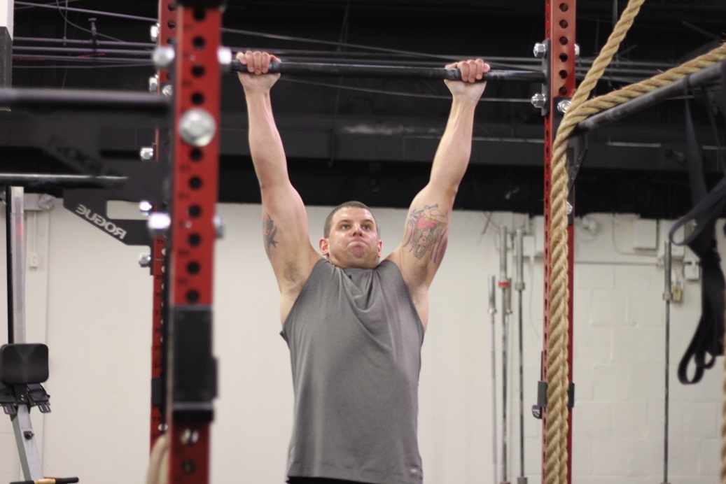 Steve M. working through some pull ups!