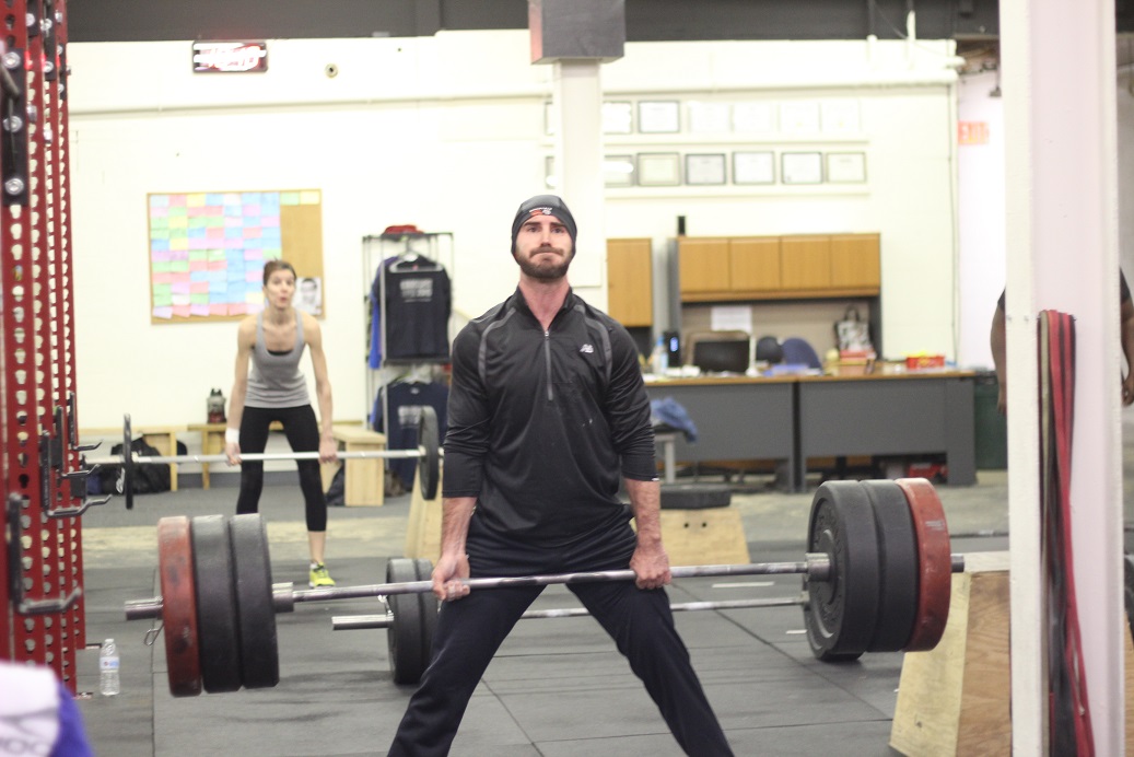 Duris hitting a heavy dead!