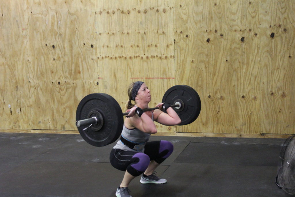 Erin catching a heavy clean!